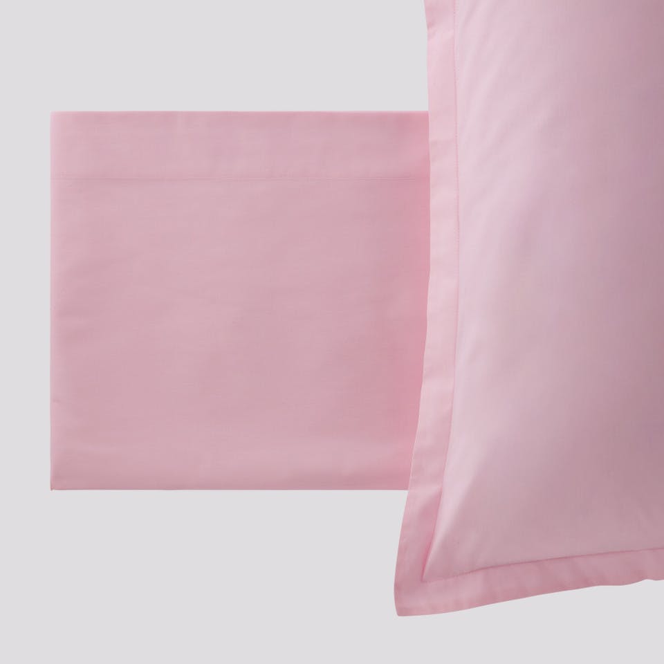 Completo Letto in madapolam Paint Rosa antico