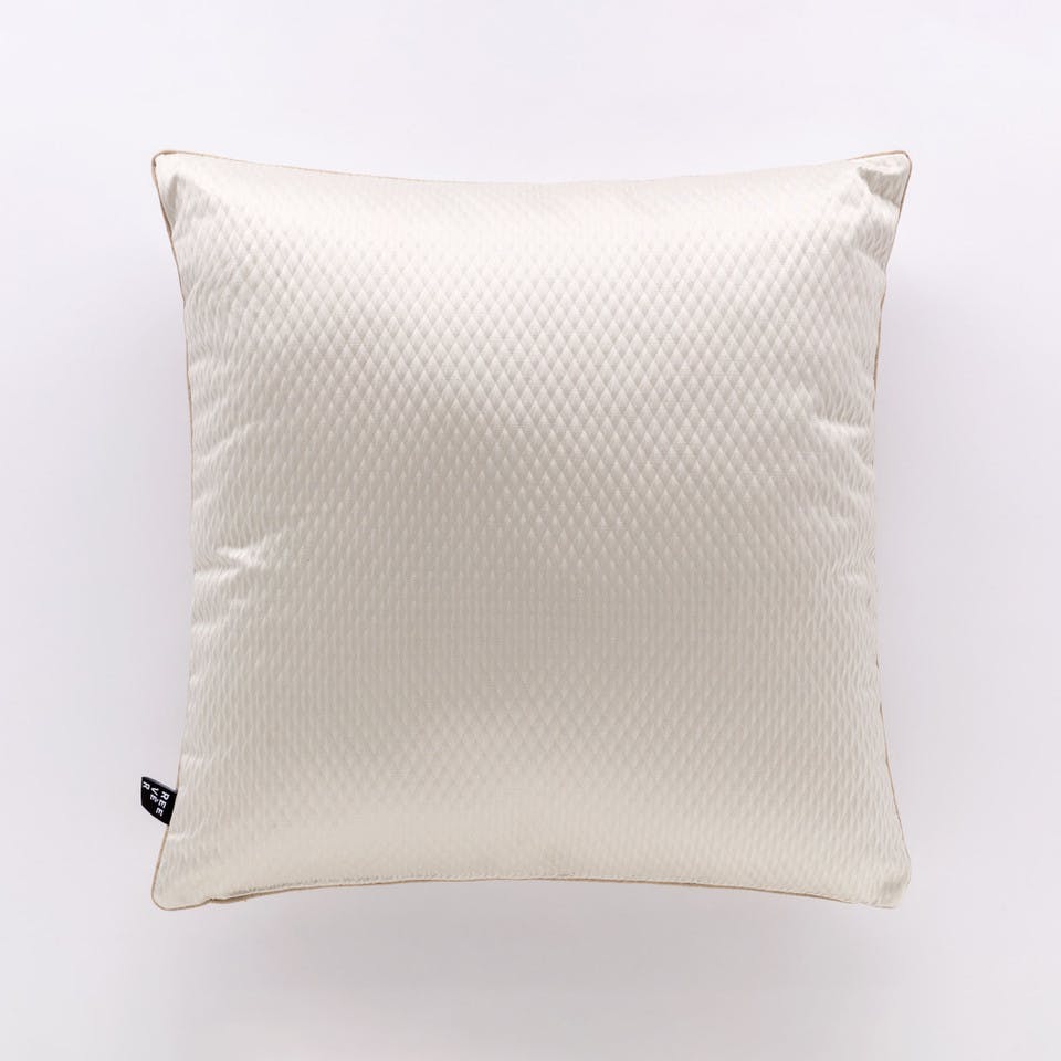 Cuscino Decorativo Jacquard Cristallo Bianco