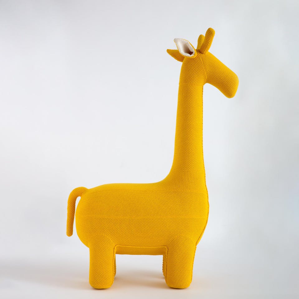 Sgabello Giraffa Giallo