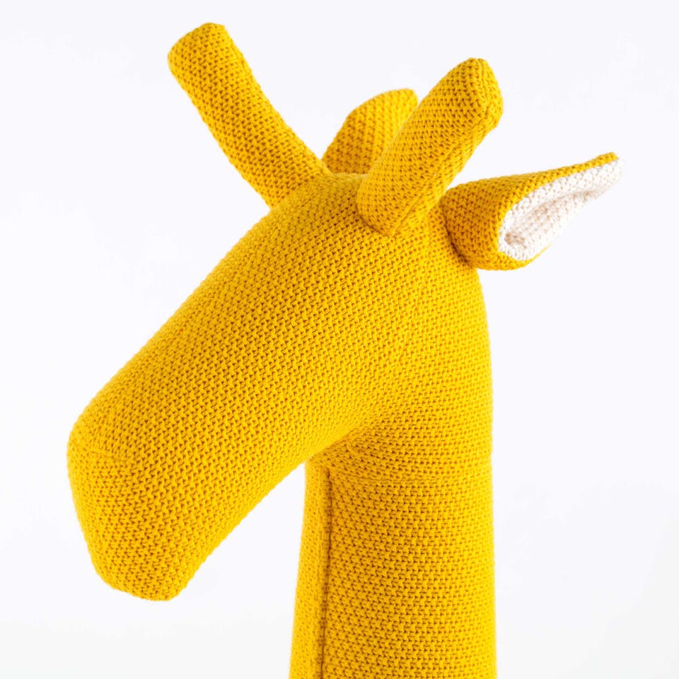 Sgabello Giraffa Giallo