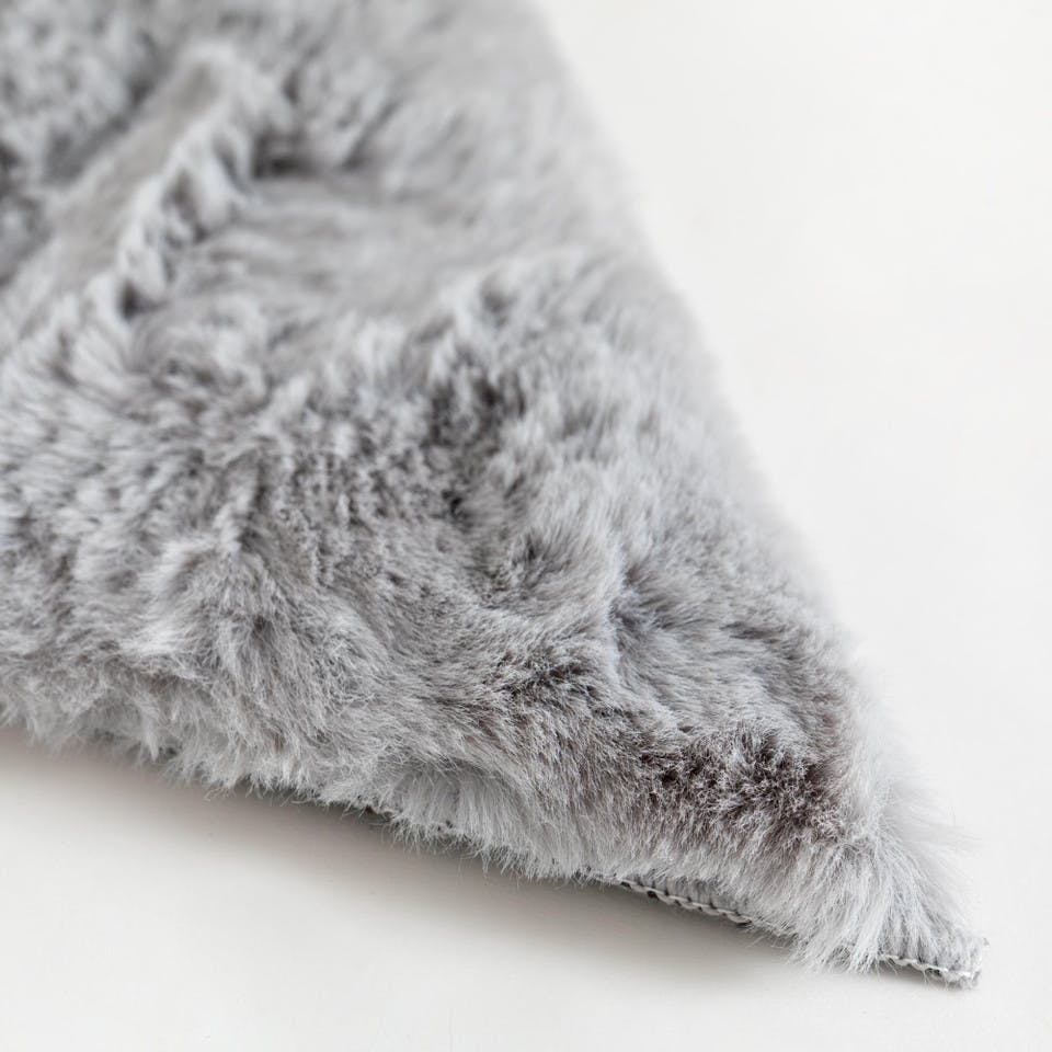 Tappeto Star Rabbit Fur Grigio