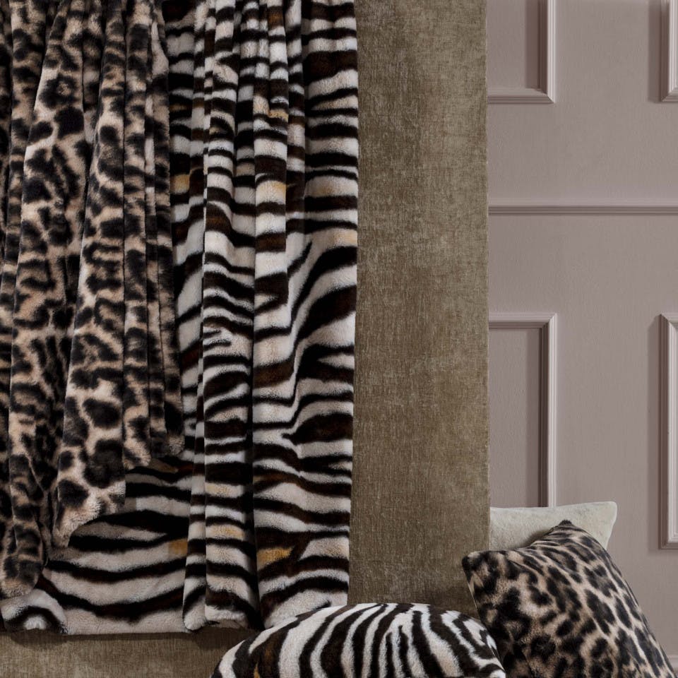 Plaid Hygge Animalier Beige