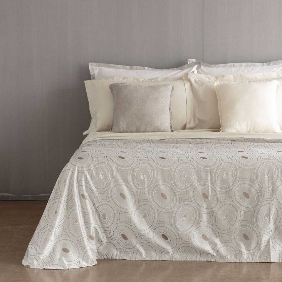 Copriletto Jacquard Cammeo