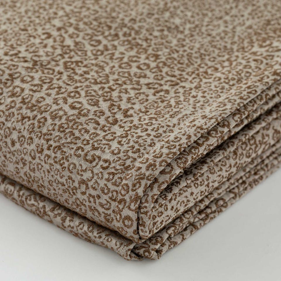 Copriletto Jacquard Animalier Beige