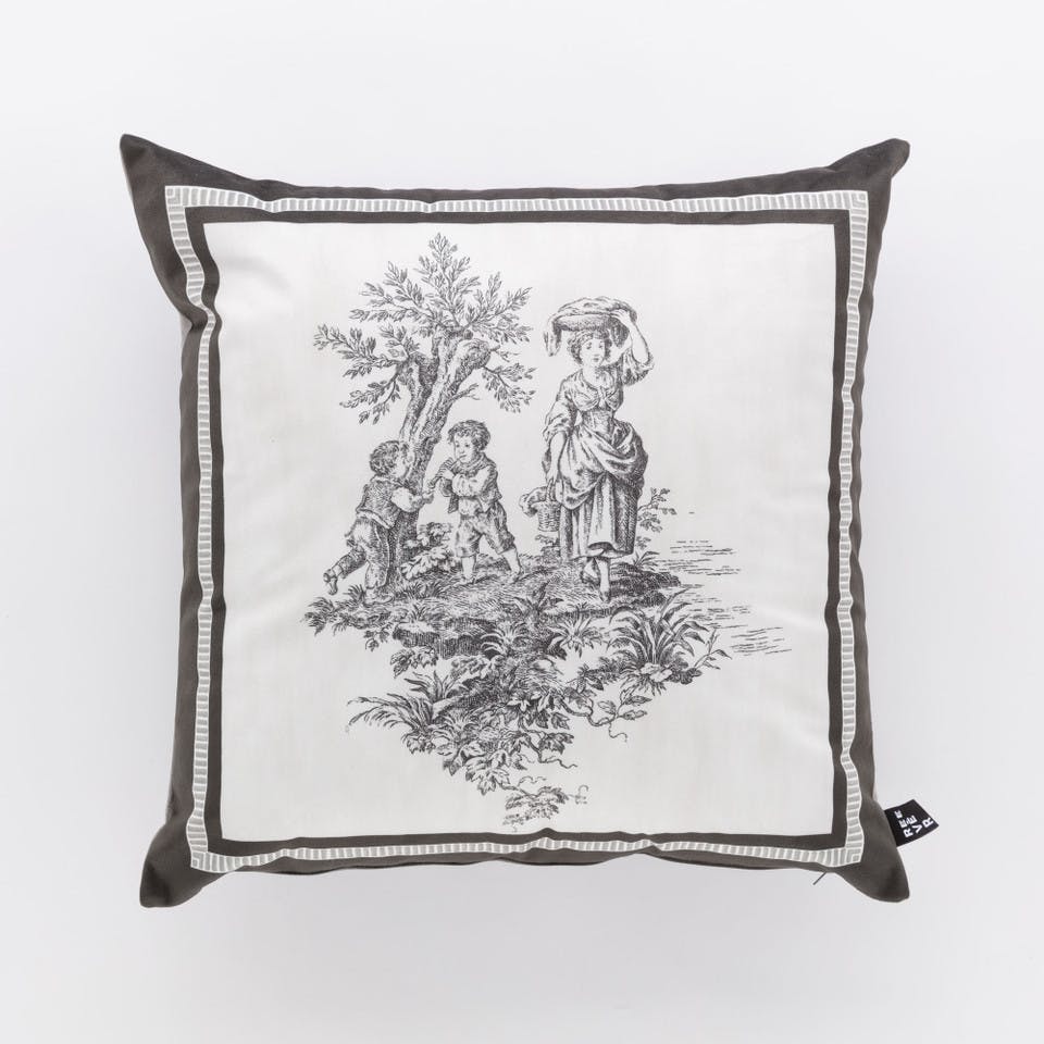 Cuscino Arredo Toile De Jouy