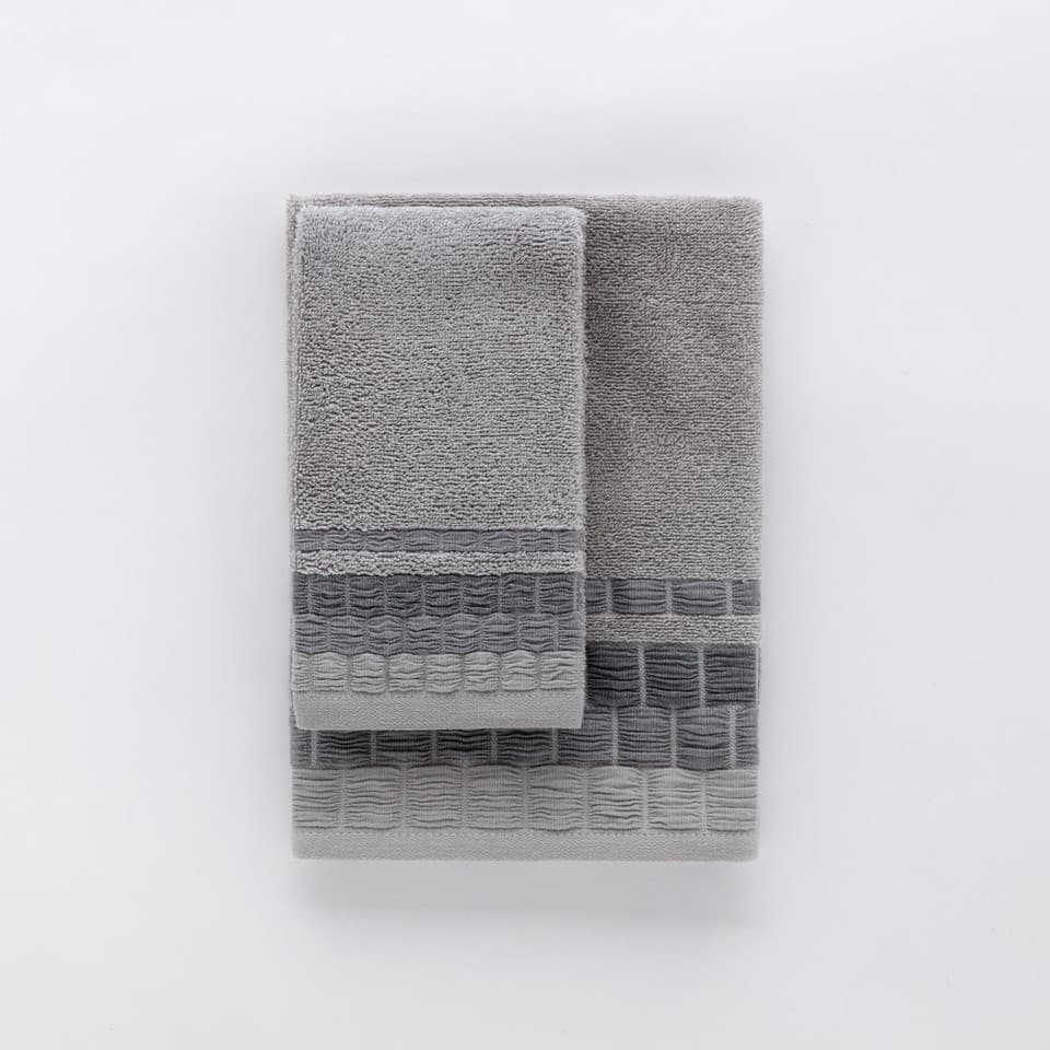 Set 1 1 Spugna Jacquard Bilbao Grigio