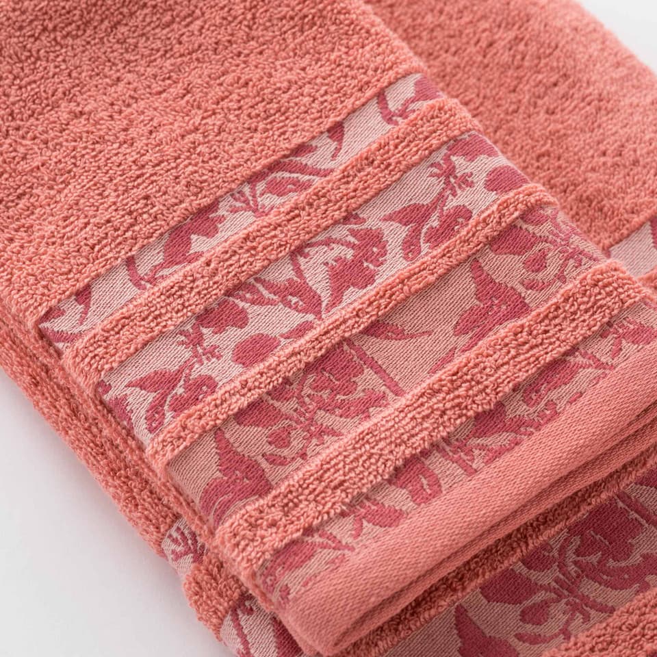 Set 1 1 Spugna Jacquard Saragozza Rosa