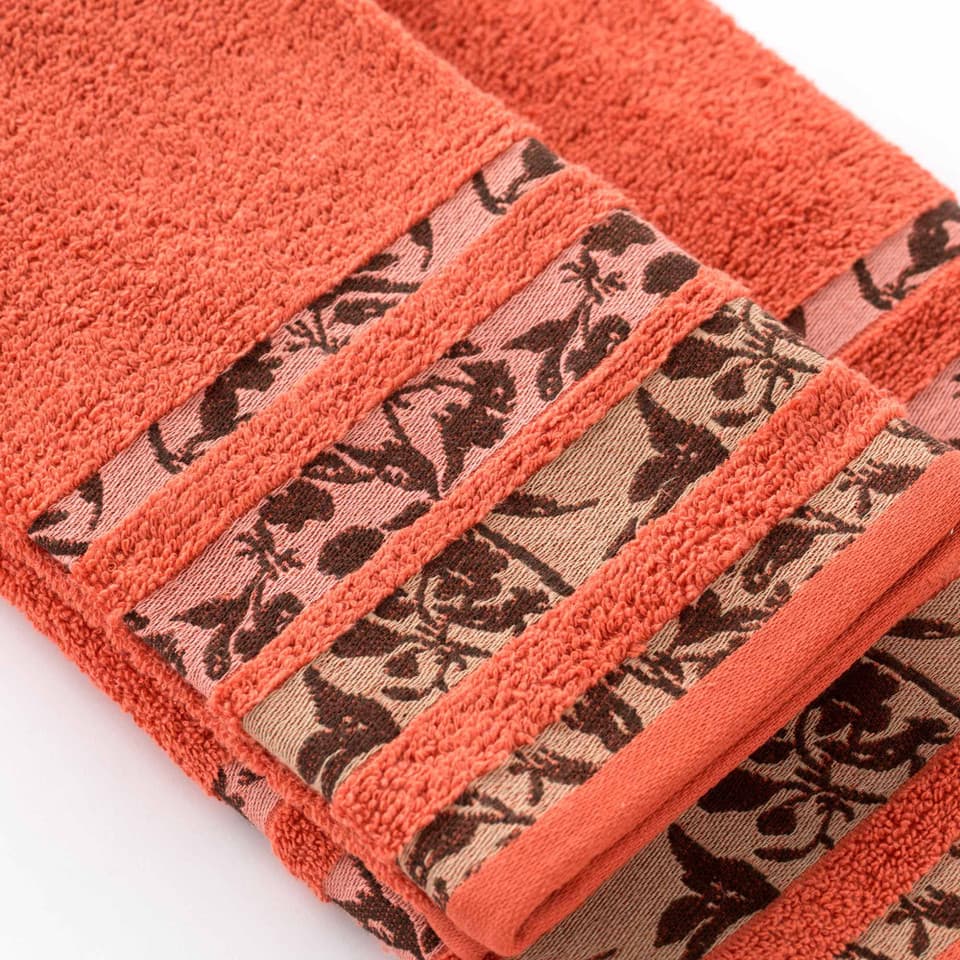 Set 1 1 Spugna Jacquard Saragozza Arancione