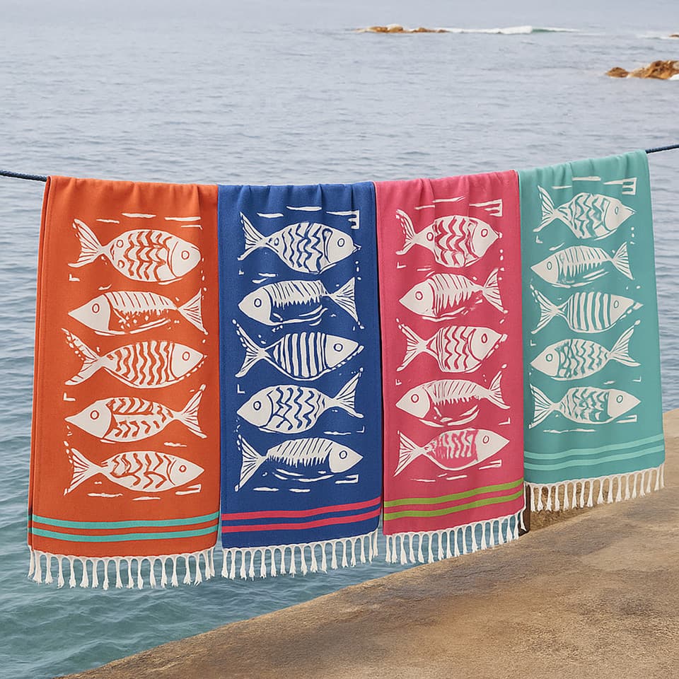 Telo Pareo Con Frange Nemo