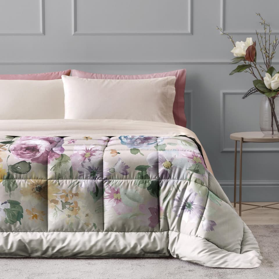 Trapunta In Microfibra Garden