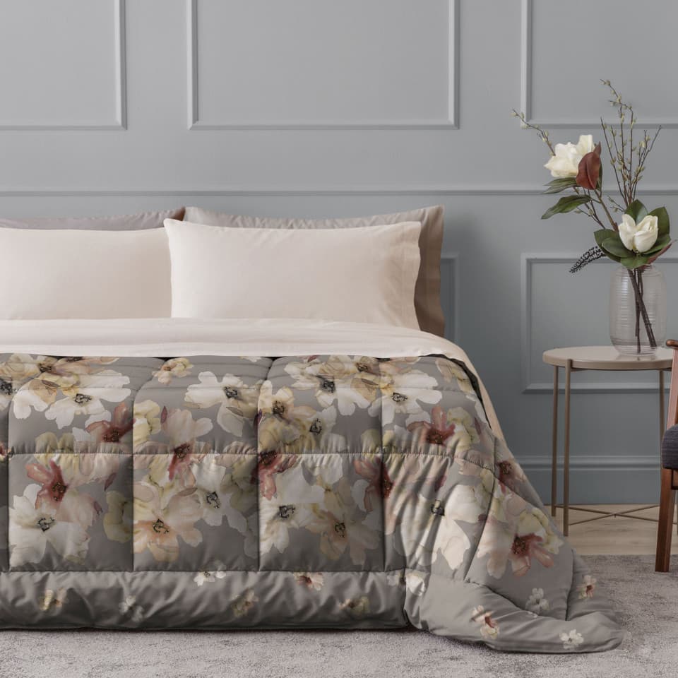 Trapunta In Microfibra Peonia